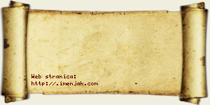 Jovana Jačović vizit kartica